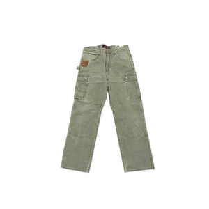 Wrangler Men’s Riggs Rip Stop Utility Cargo Work Pants Olive Green Sz 34x34